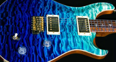 Blue Dyed Electric Guitar